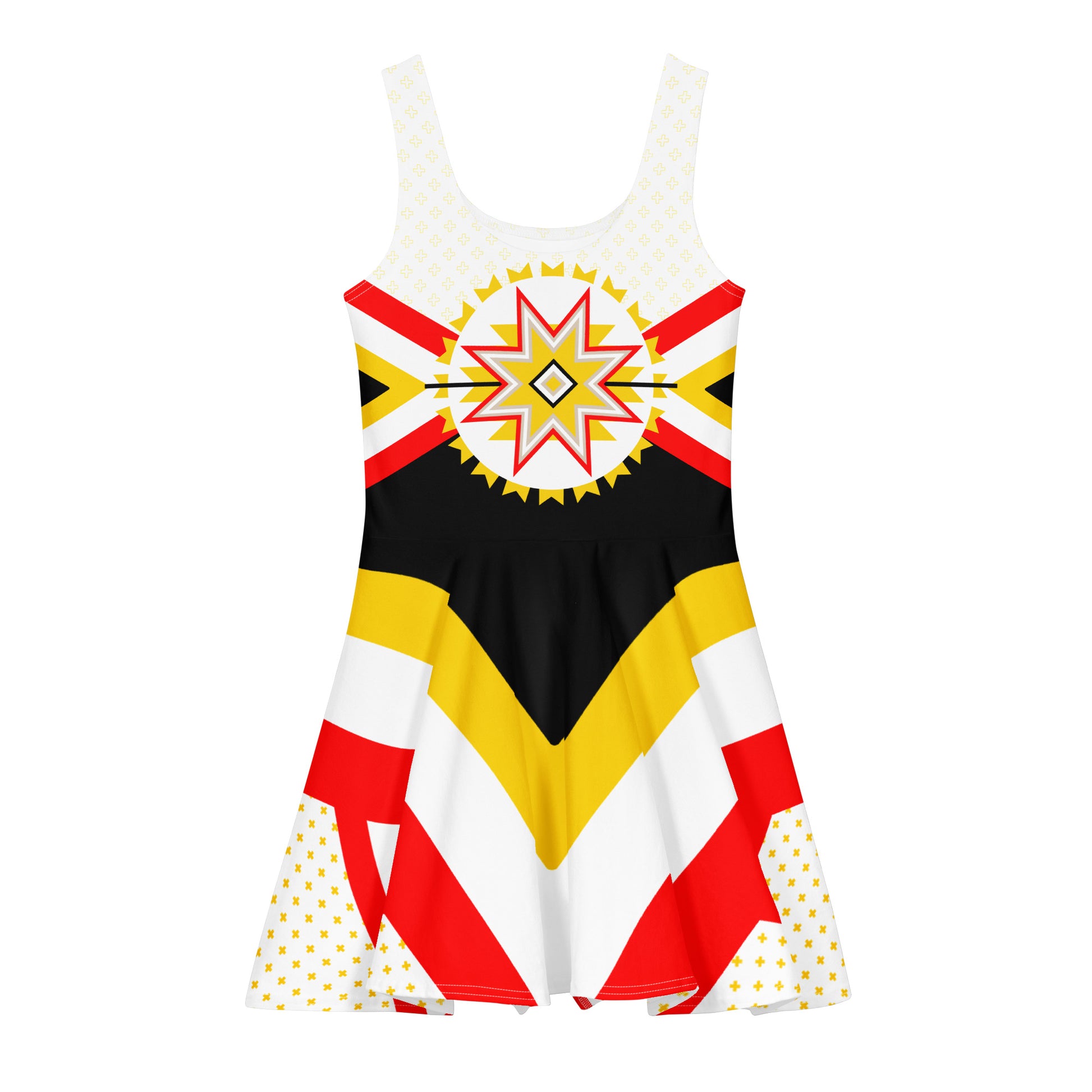 Medicine Wheel Cotton skater dress