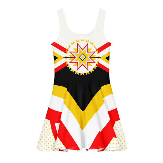 Medicine Wheel Cotton skater dress