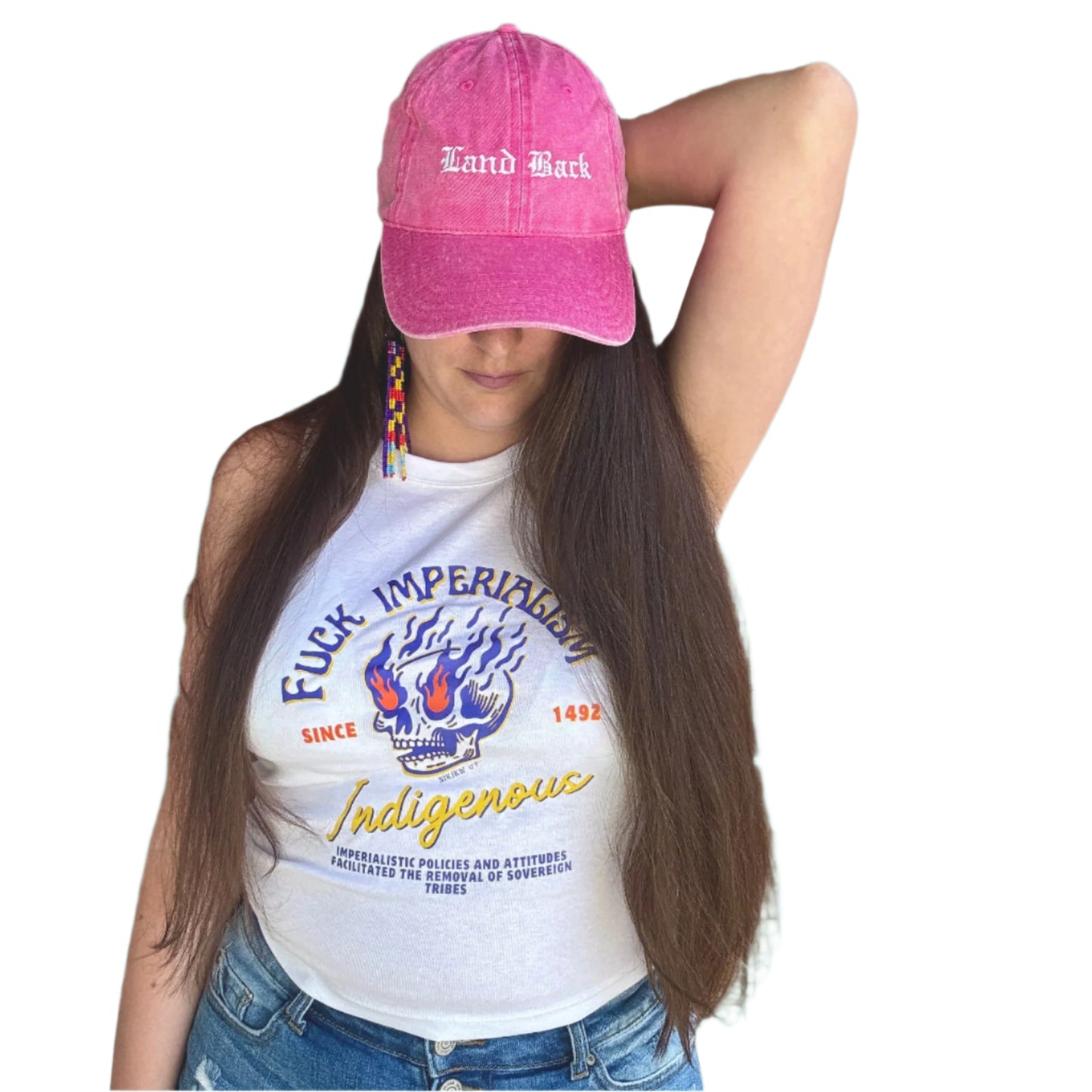 Indigenous Native Tank Top 'Fuck Imperialism'