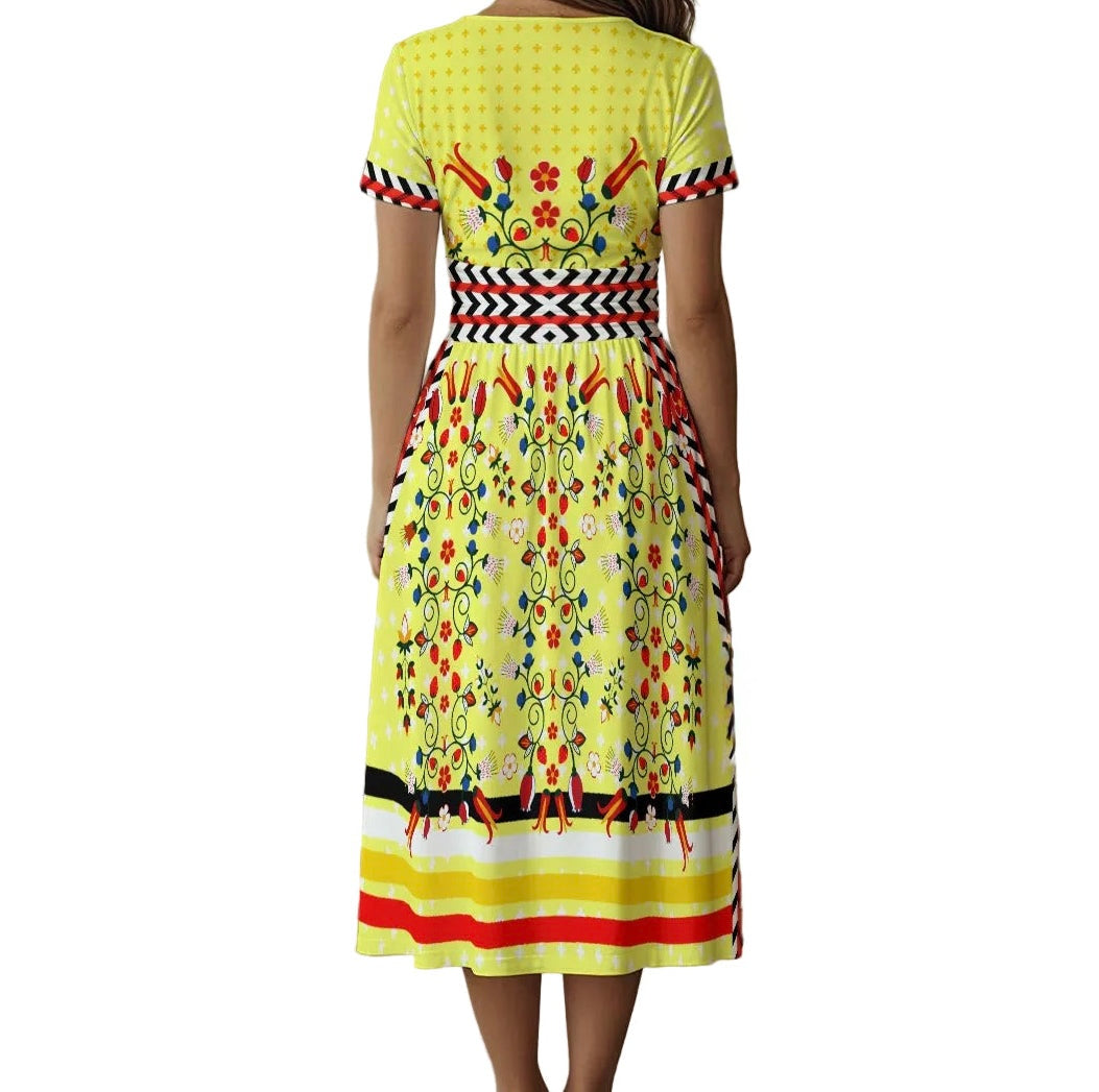 Modish Neechie Midi Dress