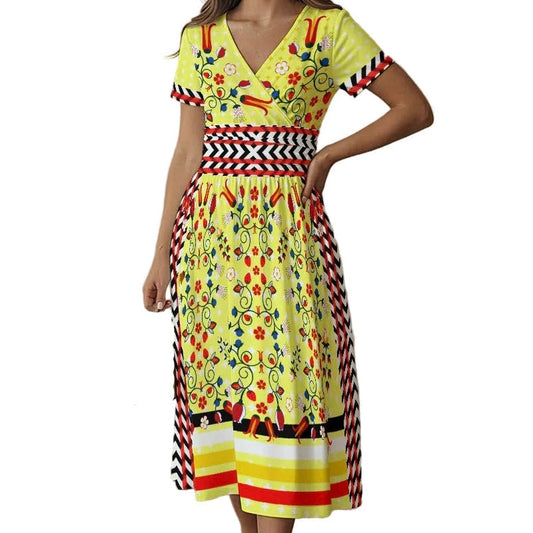 Modish Neechie Midi Dress