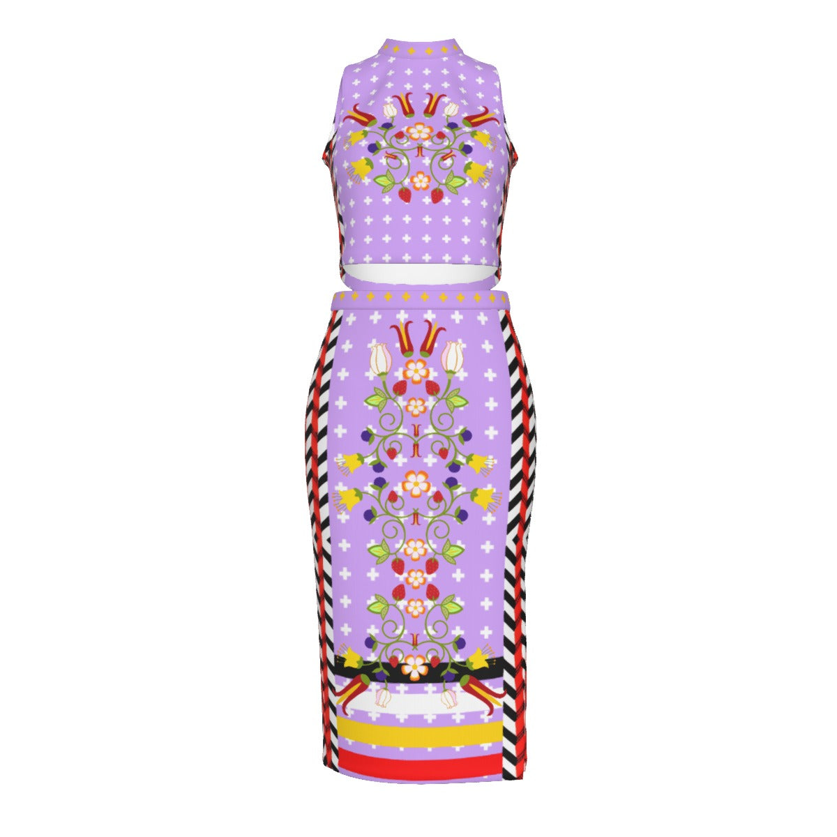 Modish Neechie Pencil Skirt Set native purple Indigenous 