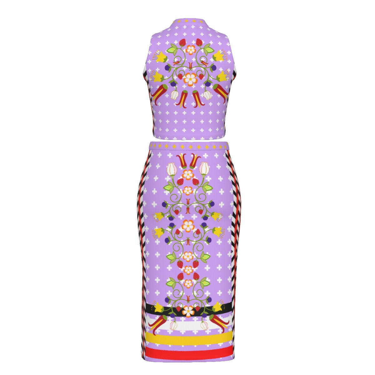 Modish Neechie Pencil Skirt Set native purple Indigenous 