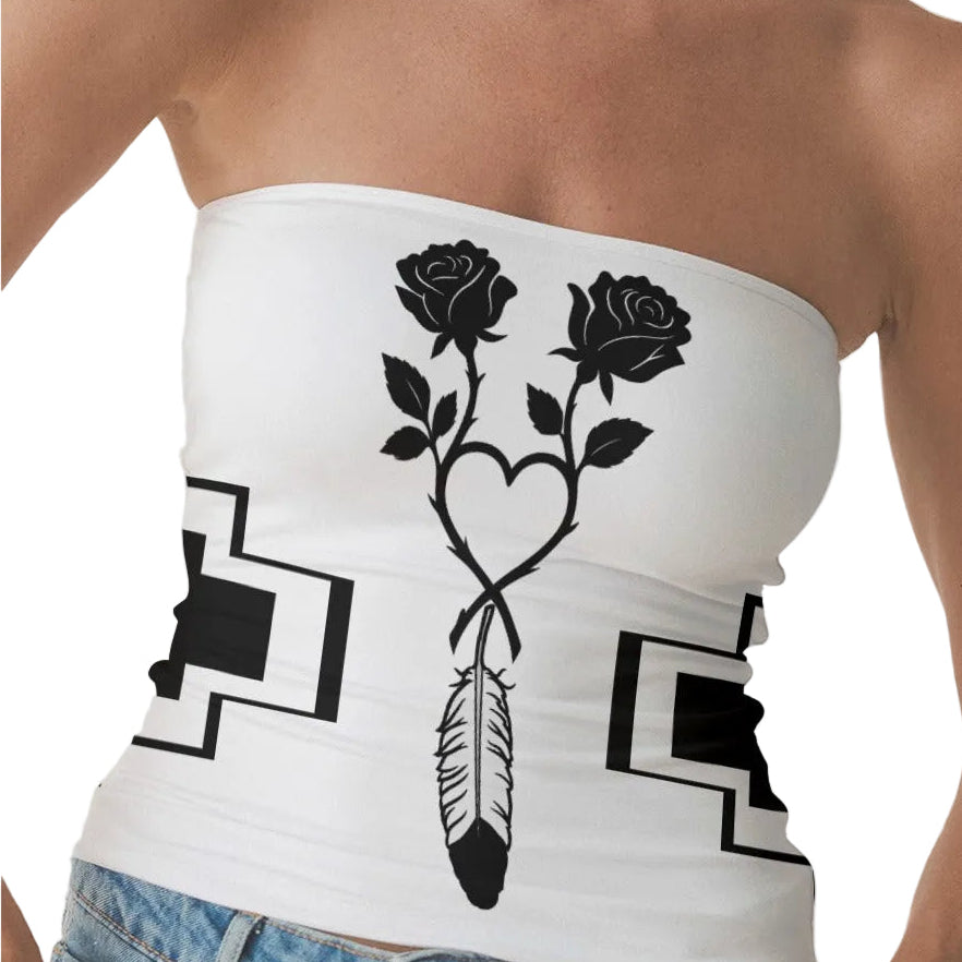 Rose Tube Top native Indigenous apparel 