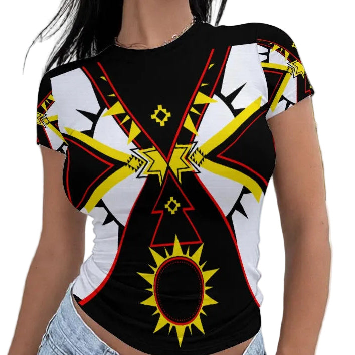 Native Shooting Star Ribbed T-shirt