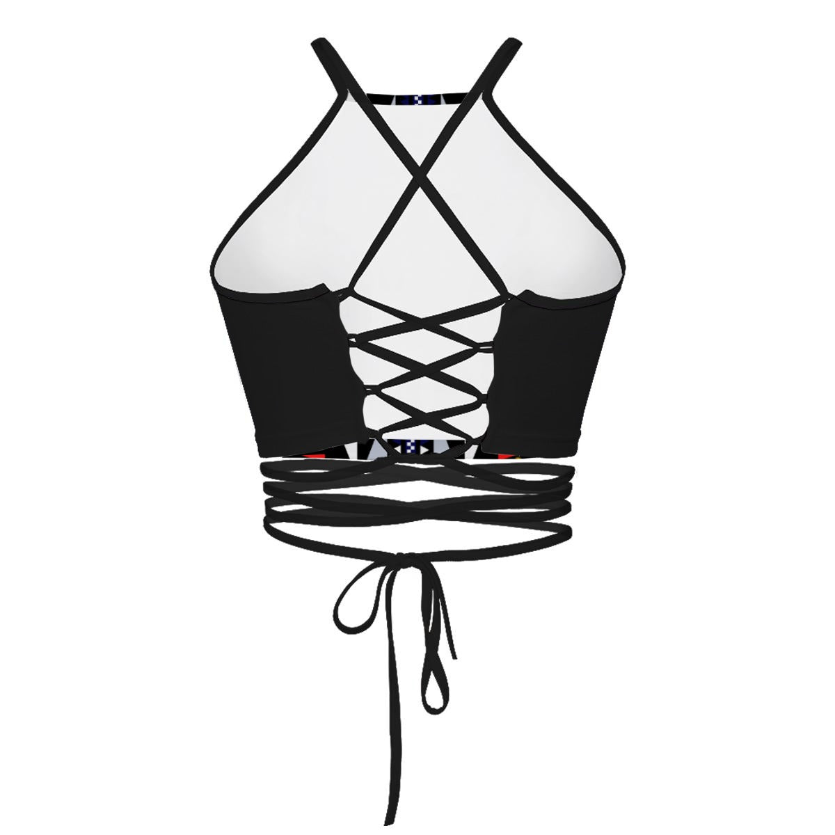Moon and Sun Halter Crop Top