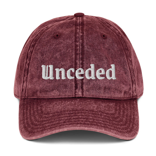 Unceded Land Vintage Cotton Twill Cap