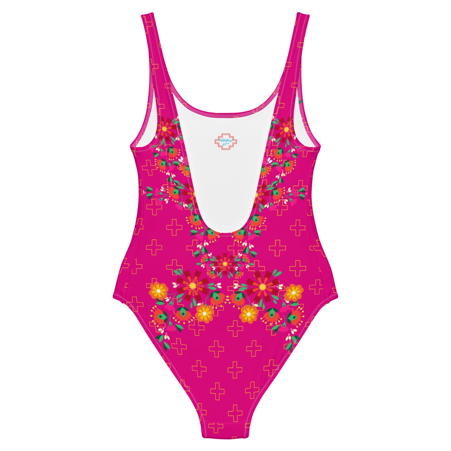 Native Floral One-Piece Bodysuit Swimsuit