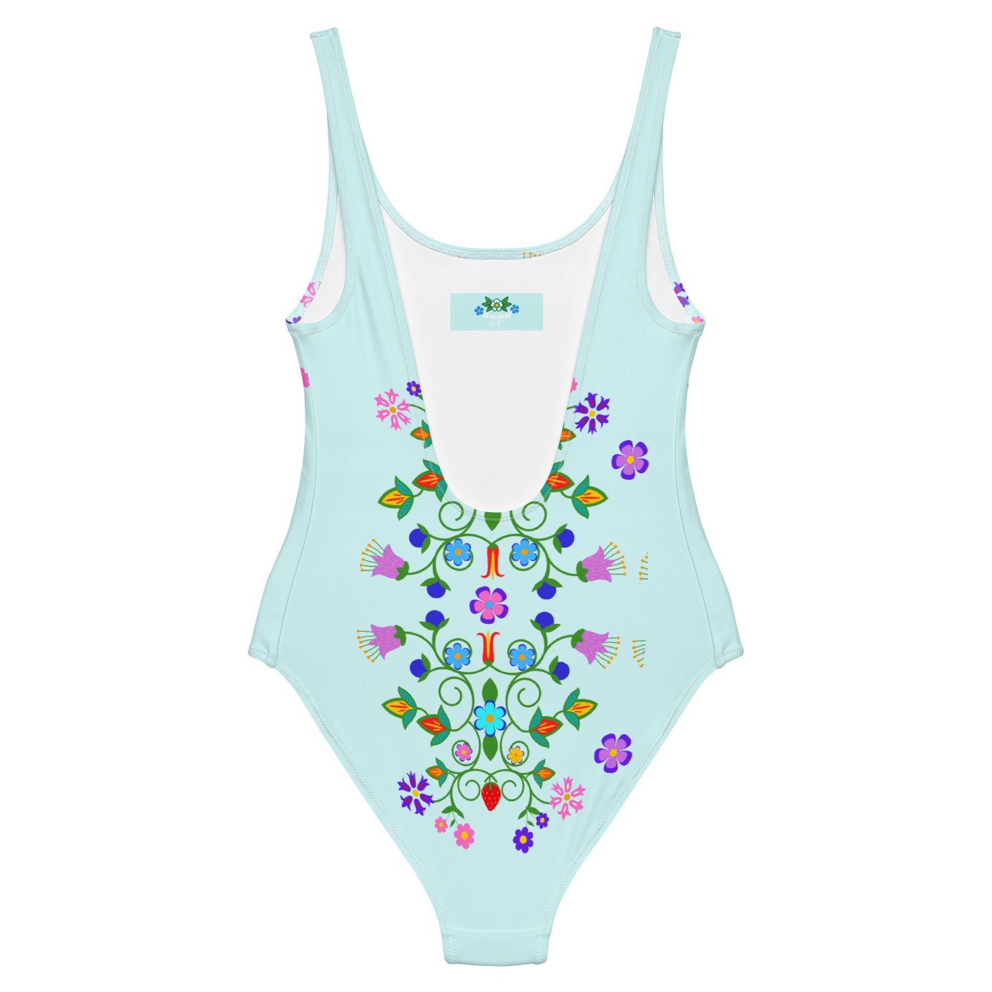 Native Floral One-Piece Bodysuit Swimsuit