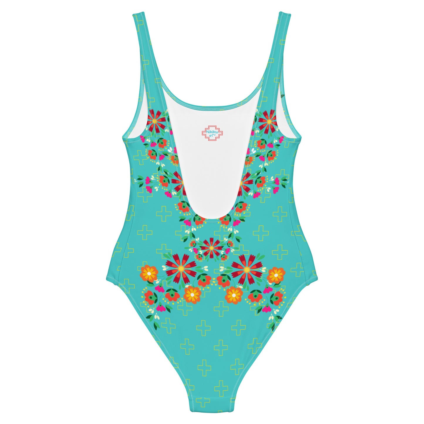 Native Floral One-Piece Bodysuit Swimsuit