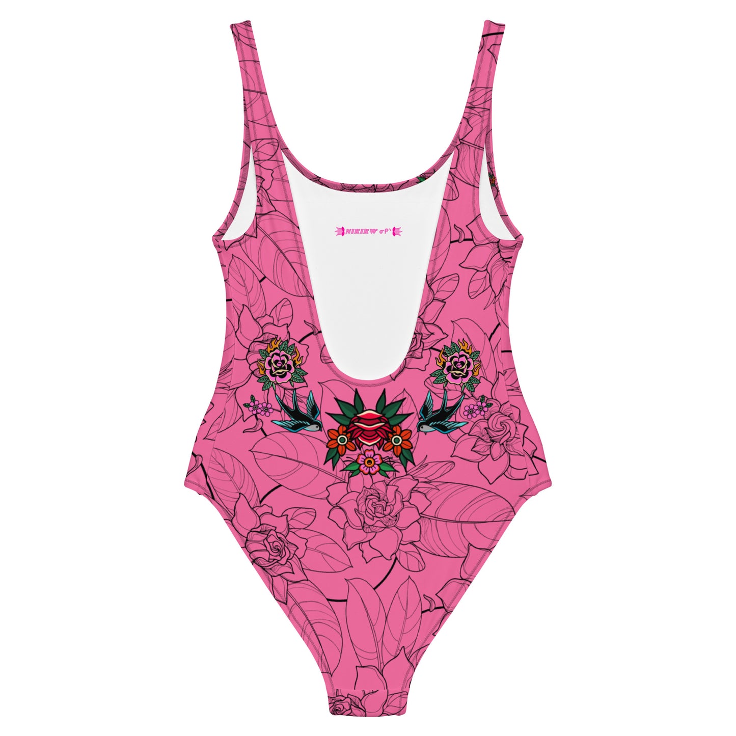 Tatty Land Back One-Piece Bodysuit Swimsuit