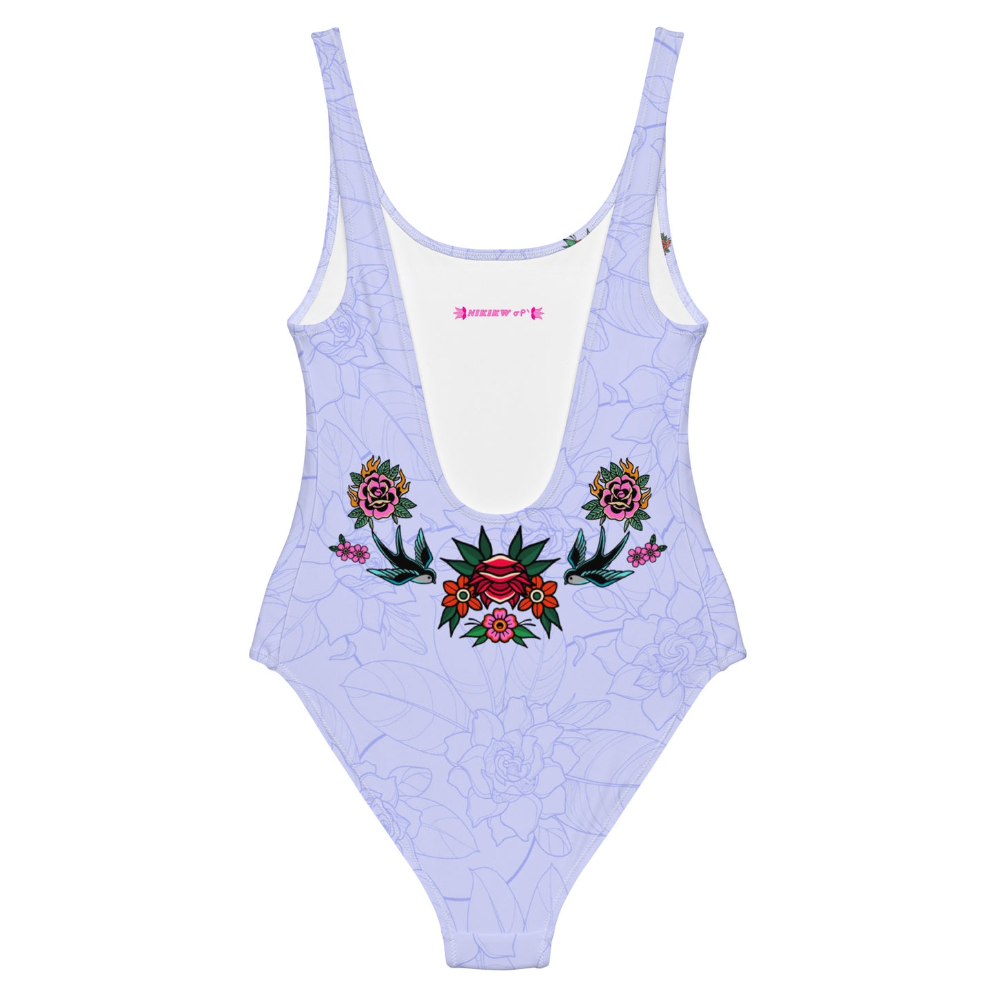 Tatty Land Back One-Piece Bodysuit Swimsuit