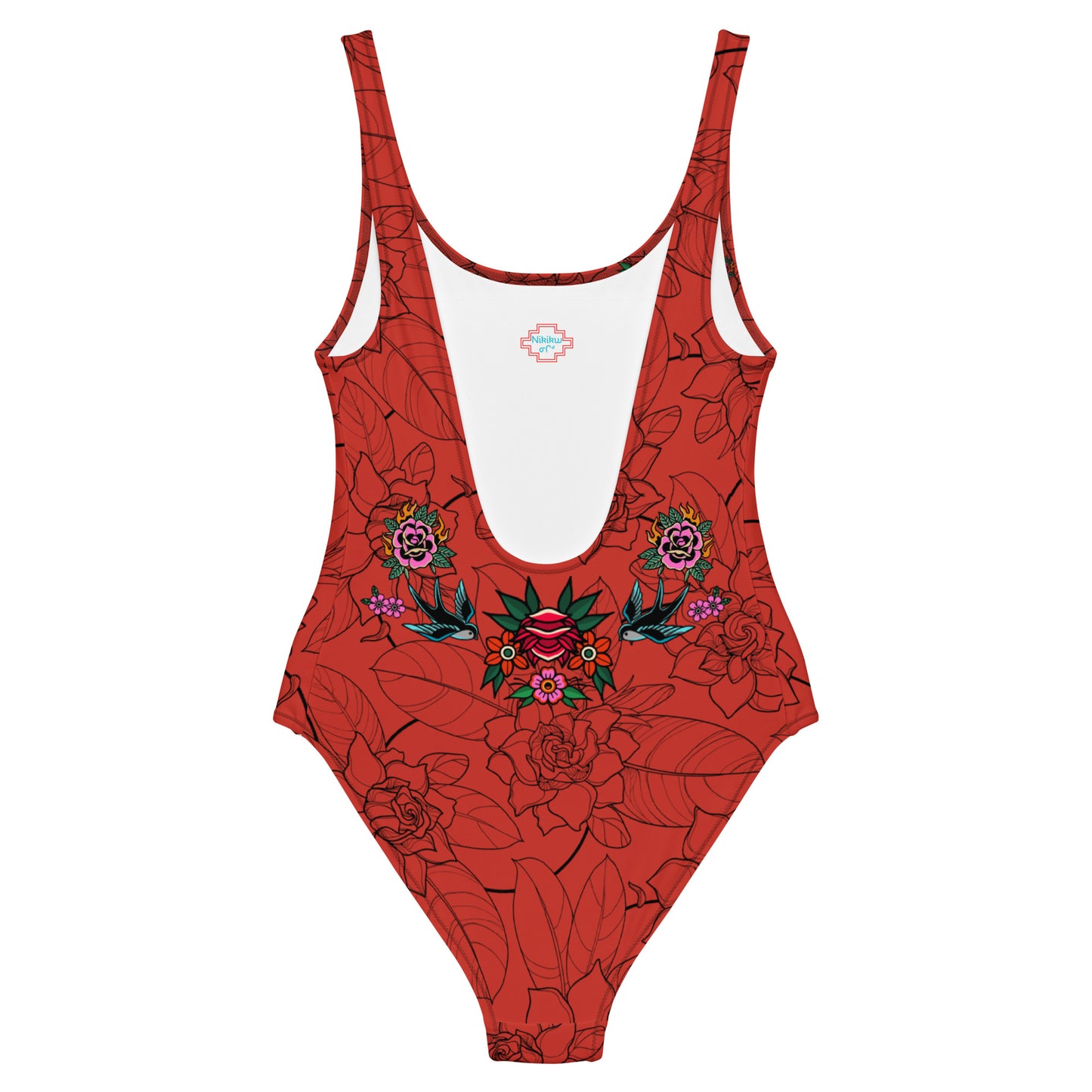 Tatty Land Back One-Piece Bodysuit Swimsuit