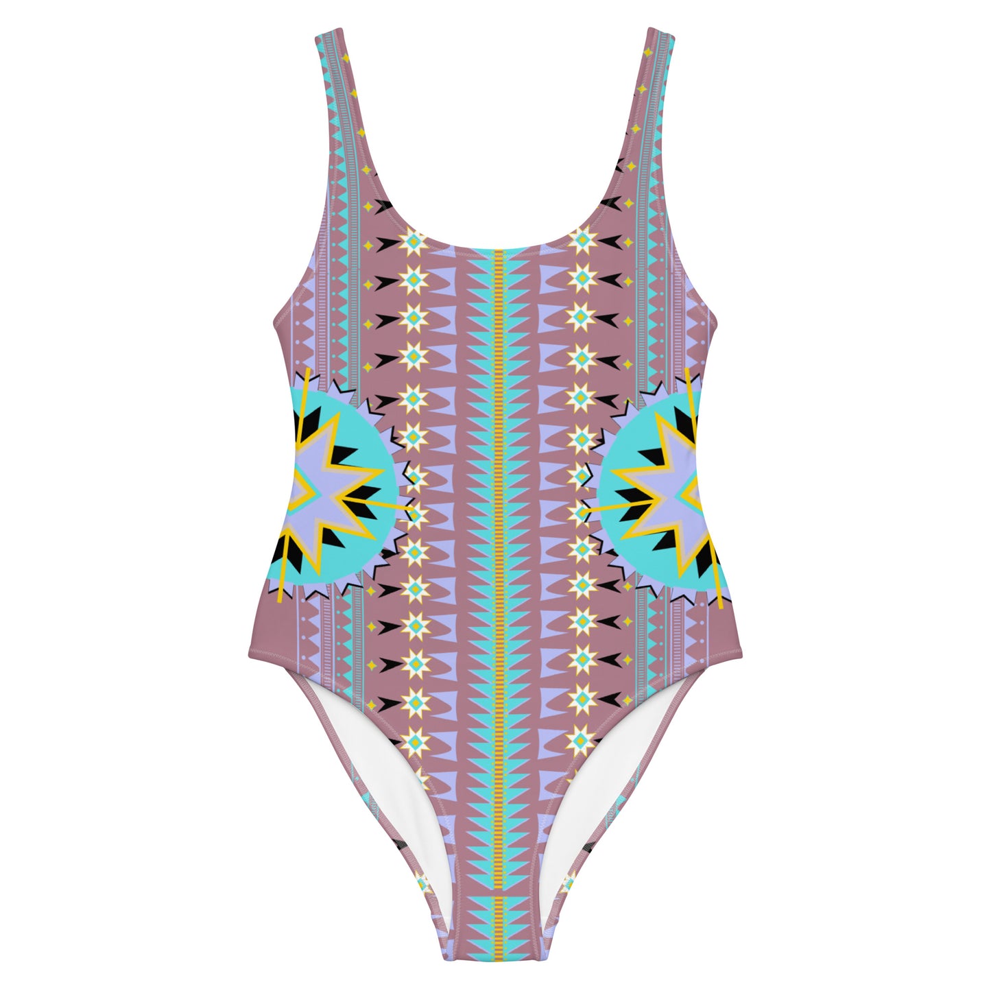 Tail Feather One-Piece Bodysuit Swimsuit