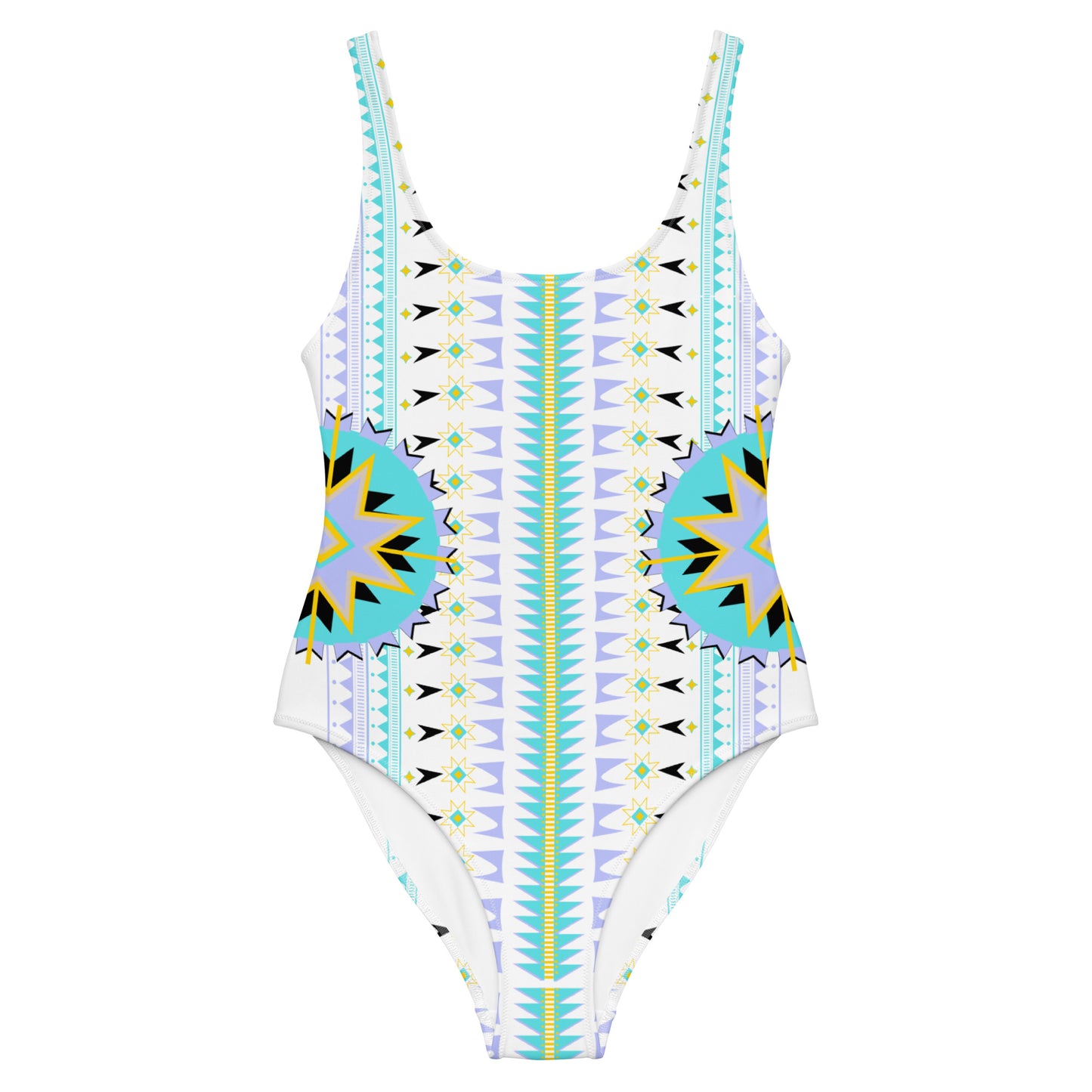 Tail Feather One-Piece Bodysuit Swimsuit