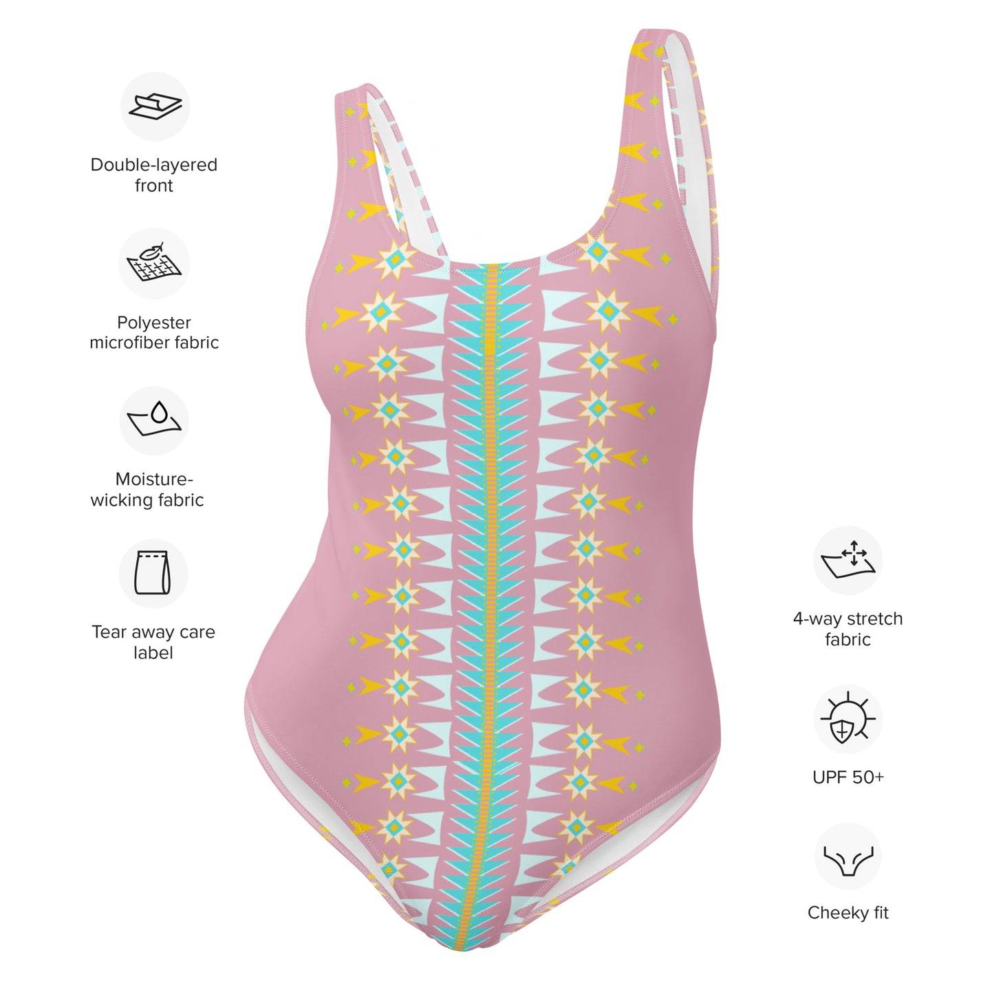 Star One-Piece Bodysuit Swimsuit