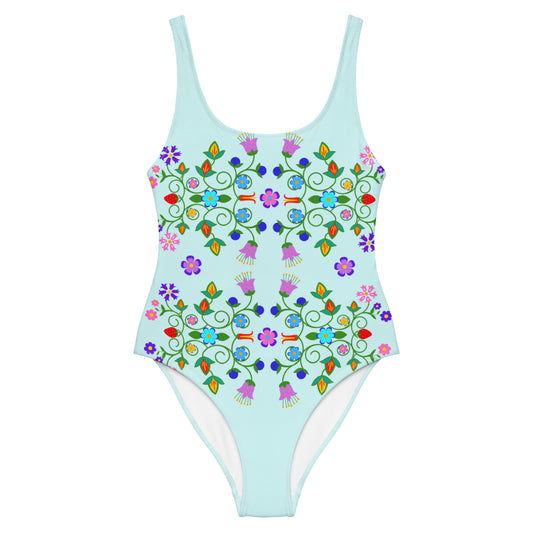 Native Floral One-Piece Bodysuit Swimsuit