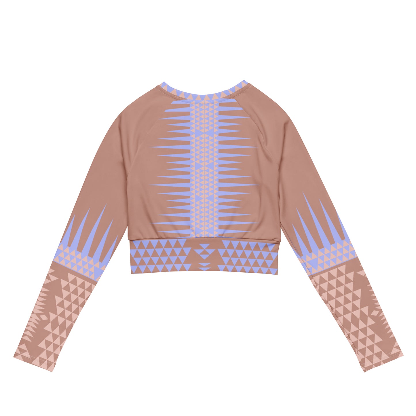 Arrow Recycled long-sleeve crop top