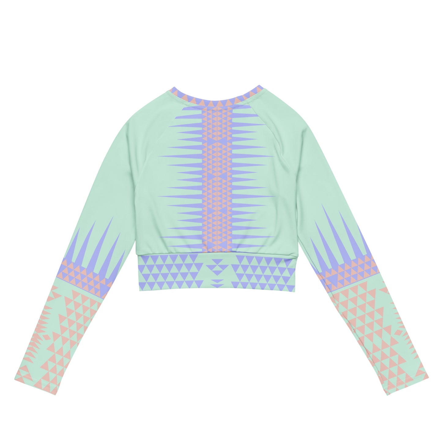 Arrow Recycled long-sleeve crop top