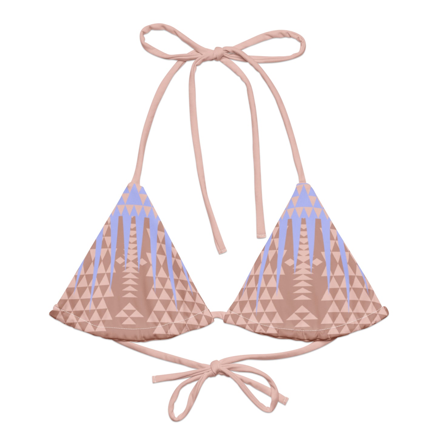 Arrow recycled string bikini top