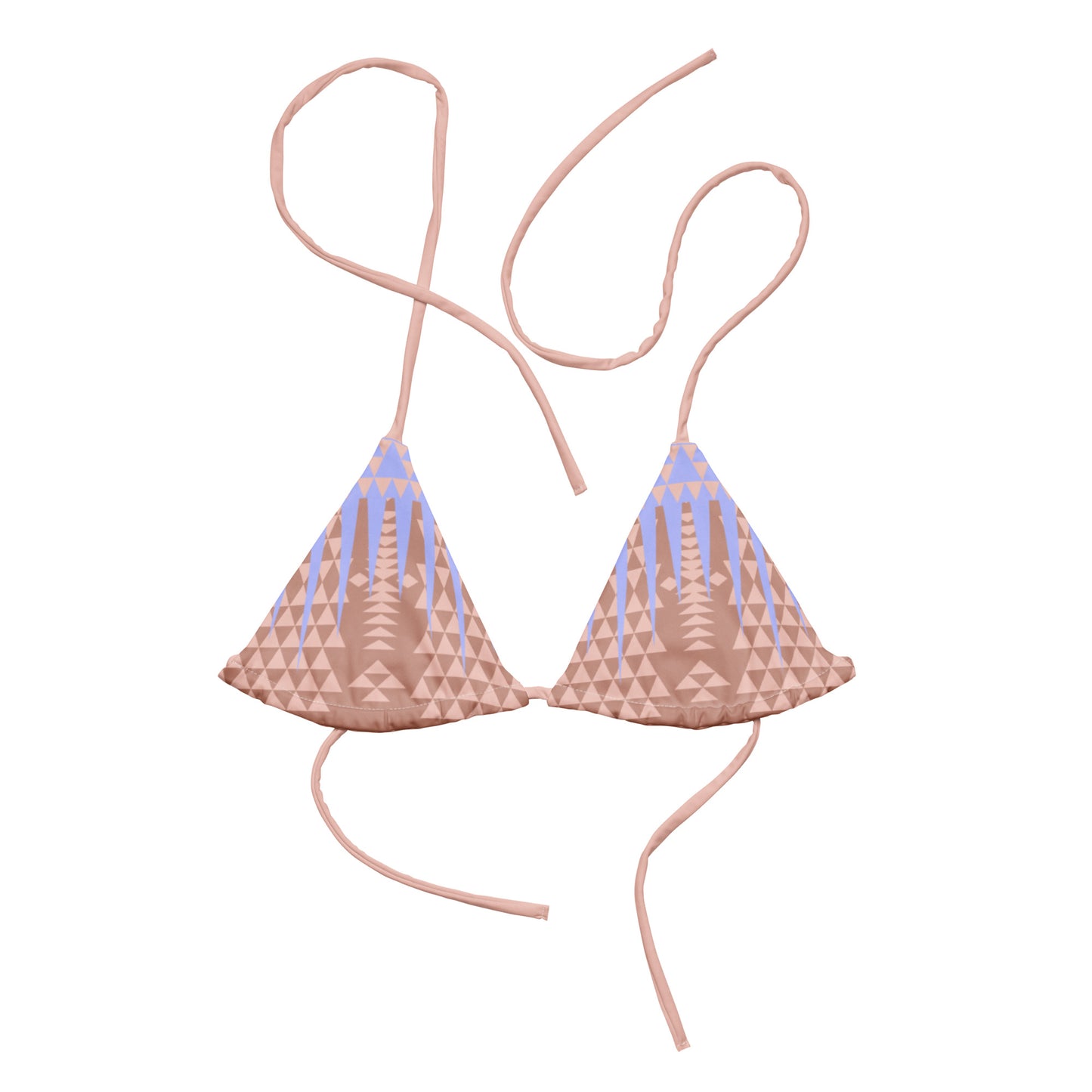 Arrow recycled string bikini top