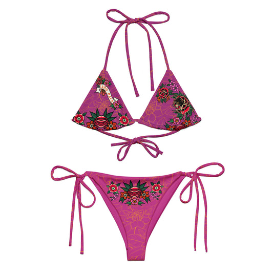 Land Back Tatty recycled string bikini