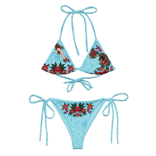 Tatty recycled string bikini