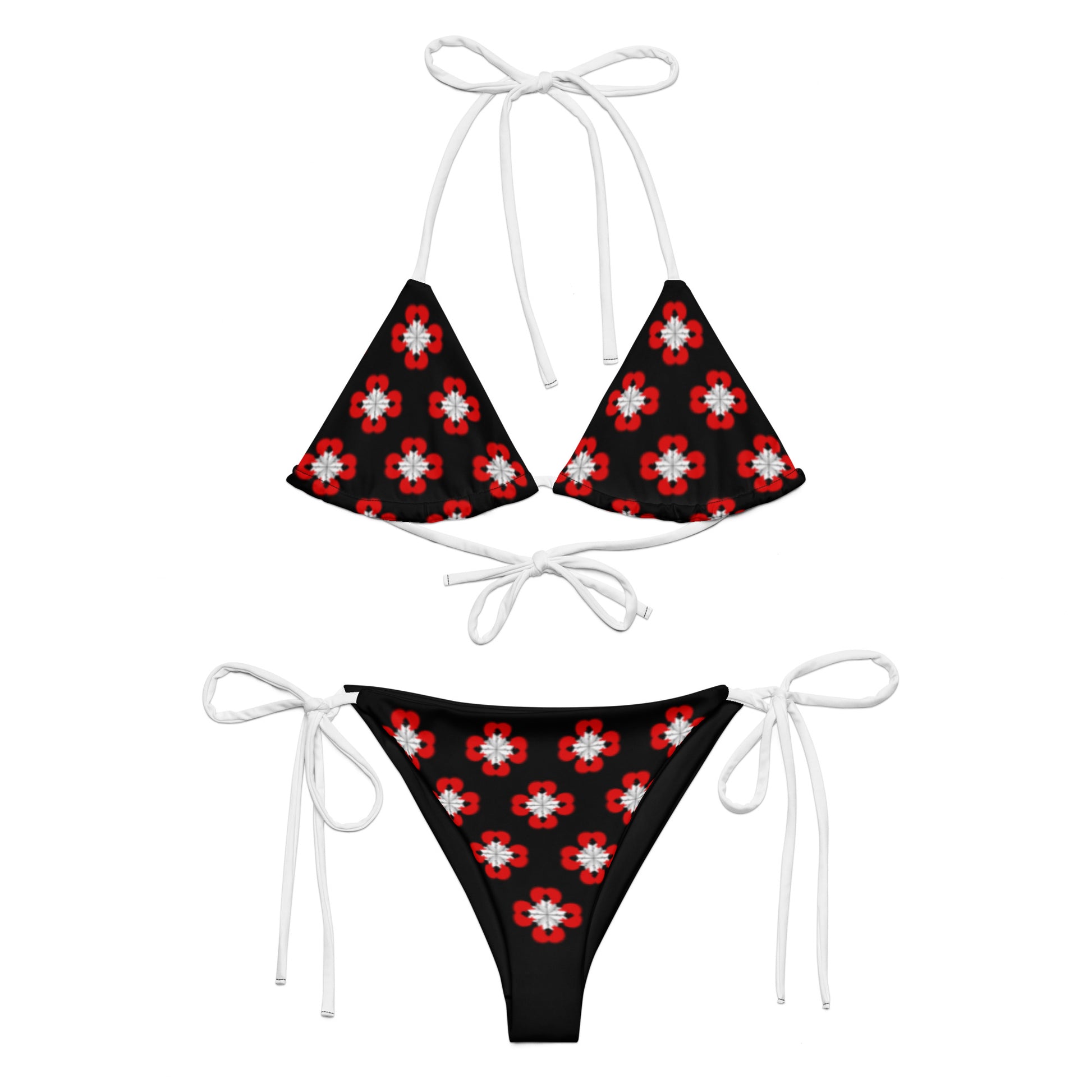 mitêh ᒥᑌᐦ Heart Recycled string bikini
