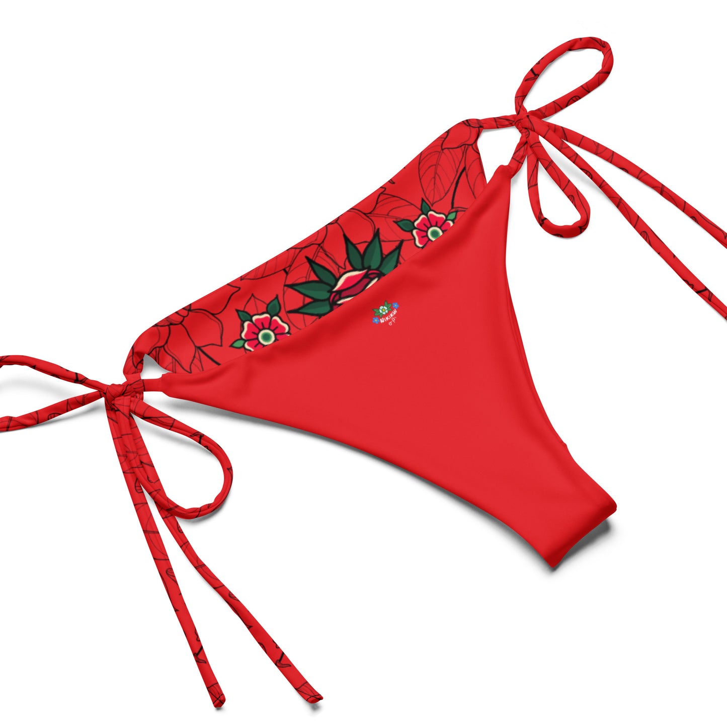 Tatty Land Back recycled string bikini