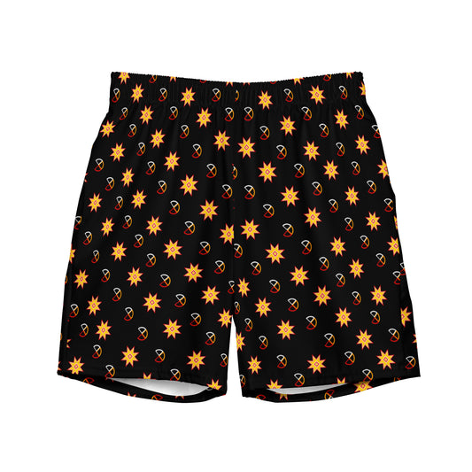 medicine wheel mens swim trunks
