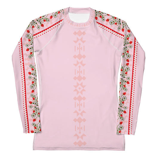 Women's Strawberry Woodland Floral Rash Guard