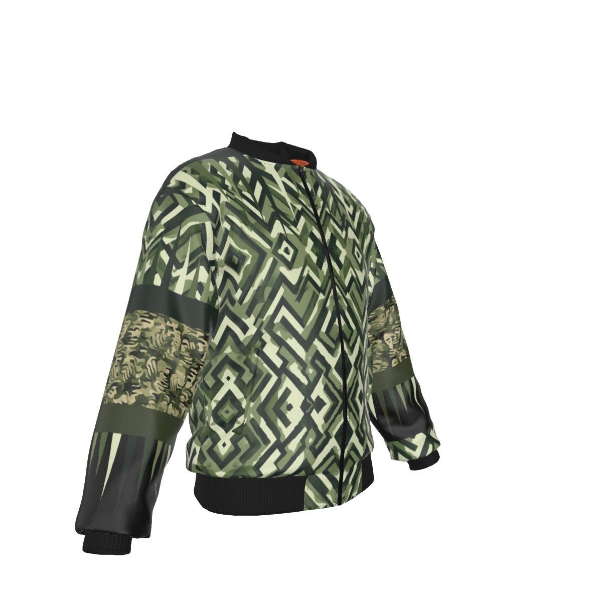 Anti-facial recognition Print Men's Bomber Jacket - Nikikw Designs