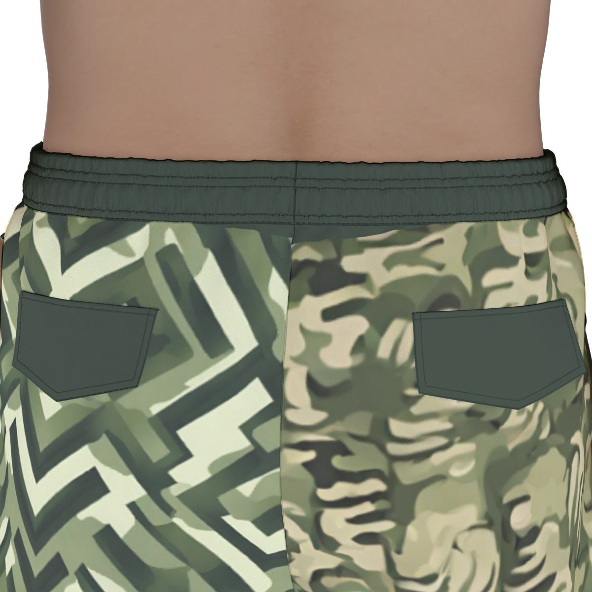 Anti-facial recognition Print Men's Pocket Cargo Pants - Nikikw Designs