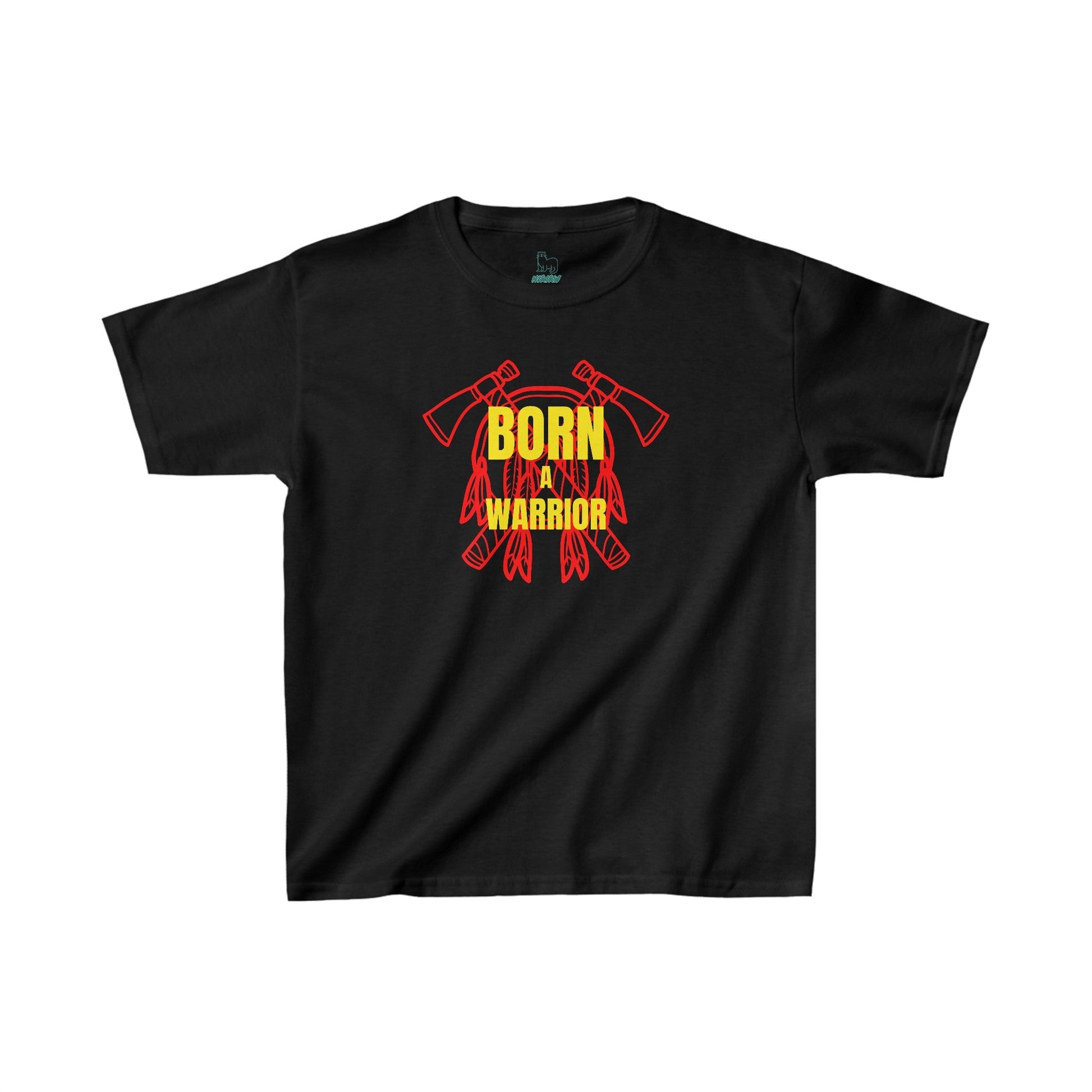 Born a Warrior Cotton Tee - Nikikw Designs