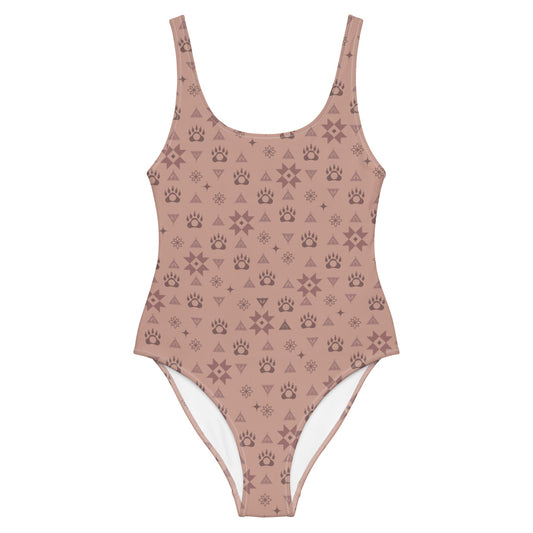 Boujee Bear One - Piece BodySuit Swimsuit - Nikikw Designs