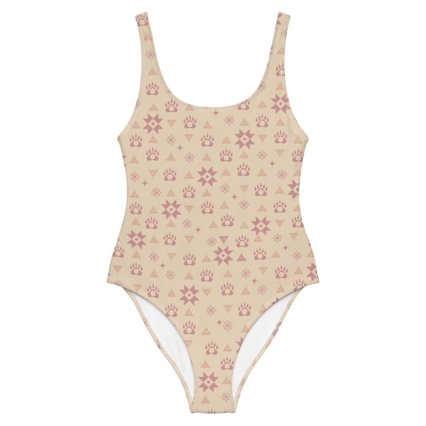 Boujee Bear One - Piece Bodysuit Swimsuit - Nikikw Designs