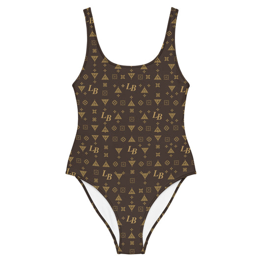 Boujee Native Land Back One - Piece Bodysuit Swimsuit - Nikikw Designs