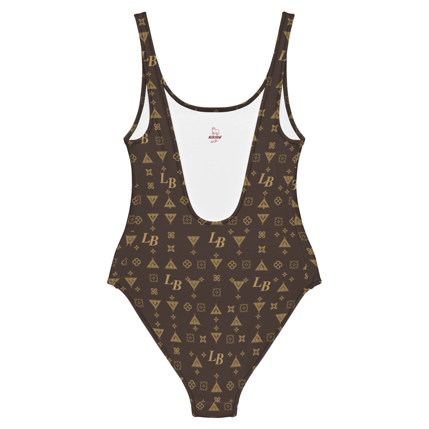 Boujee Native Land Back One - Piece Bodysuit Swimsuit - Nikikw Designs