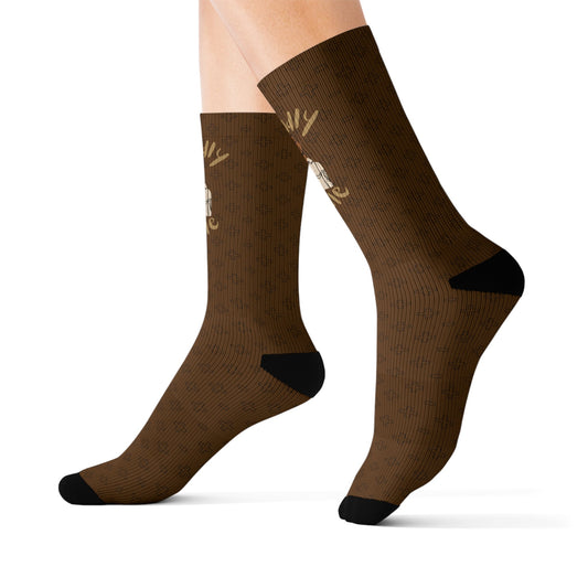 Deadly Uncle Native Socks Indigenous Design - Nikikw Designs