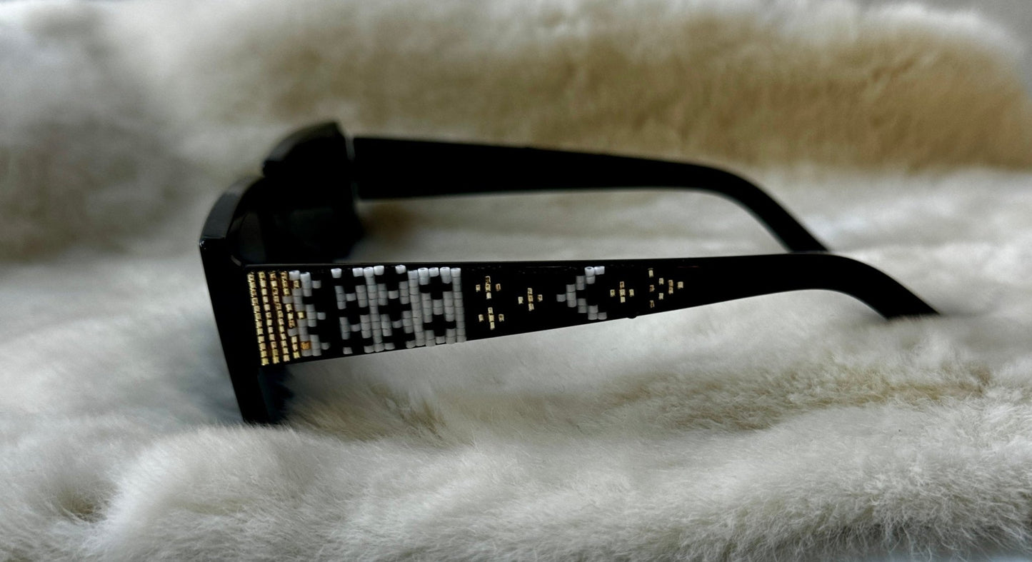 Delica Beaded Sunglasses - Nikikw Designs