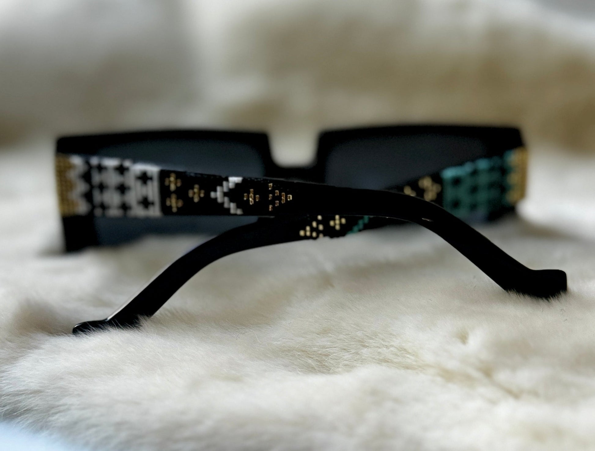 Delica Beaded Sunglasses - Nikikw Designs