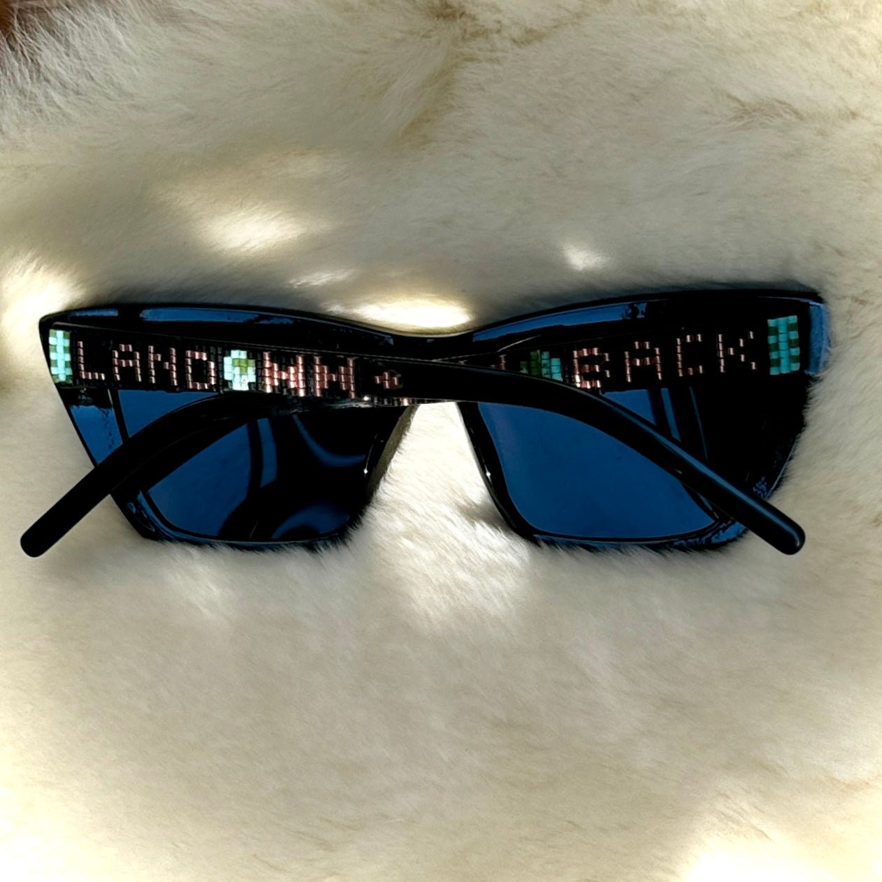 Delica Beaded Sunglasses Land Back - Nikikw Designs