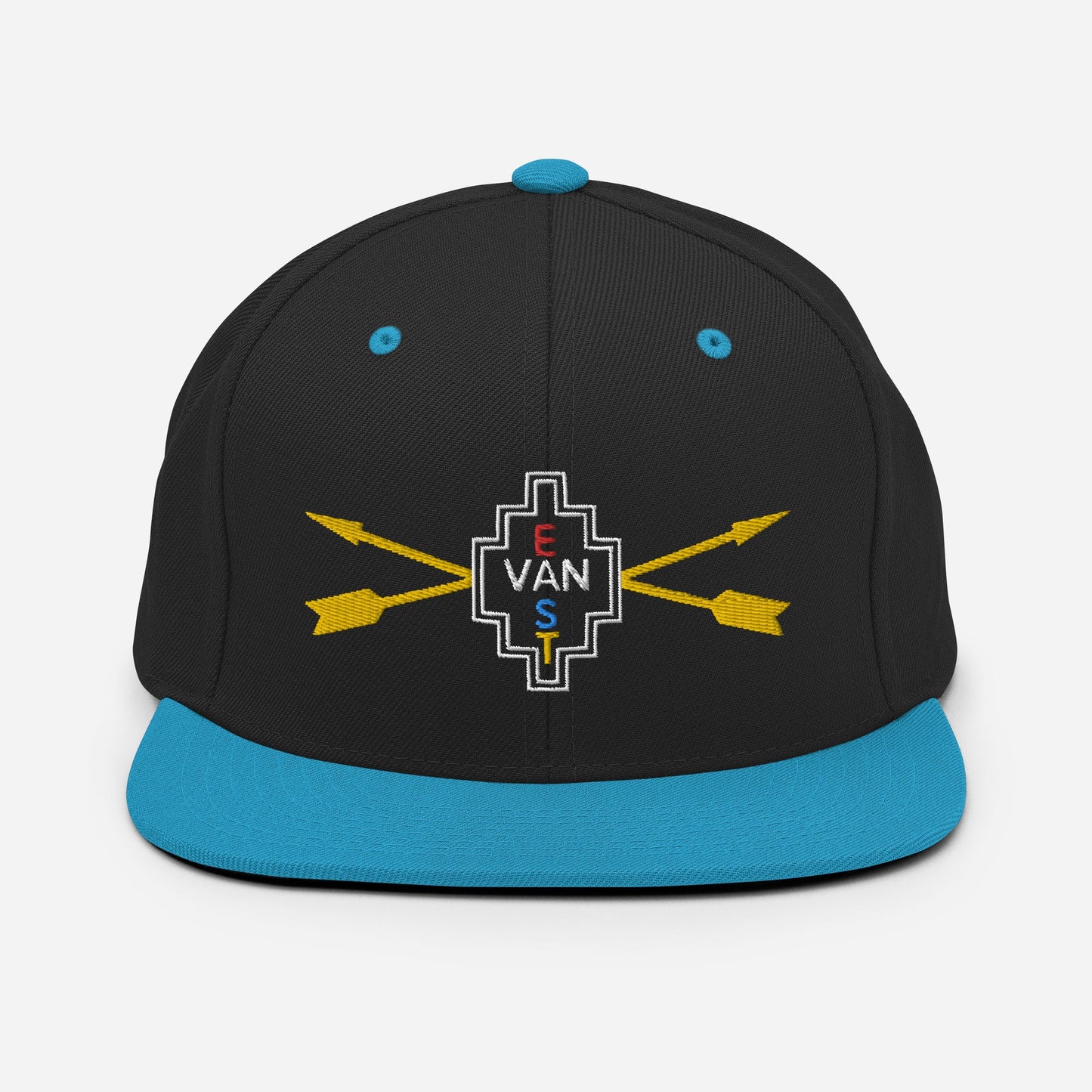 East Van Native Snapback Hat Medicine Wheel - Nikikw Designs