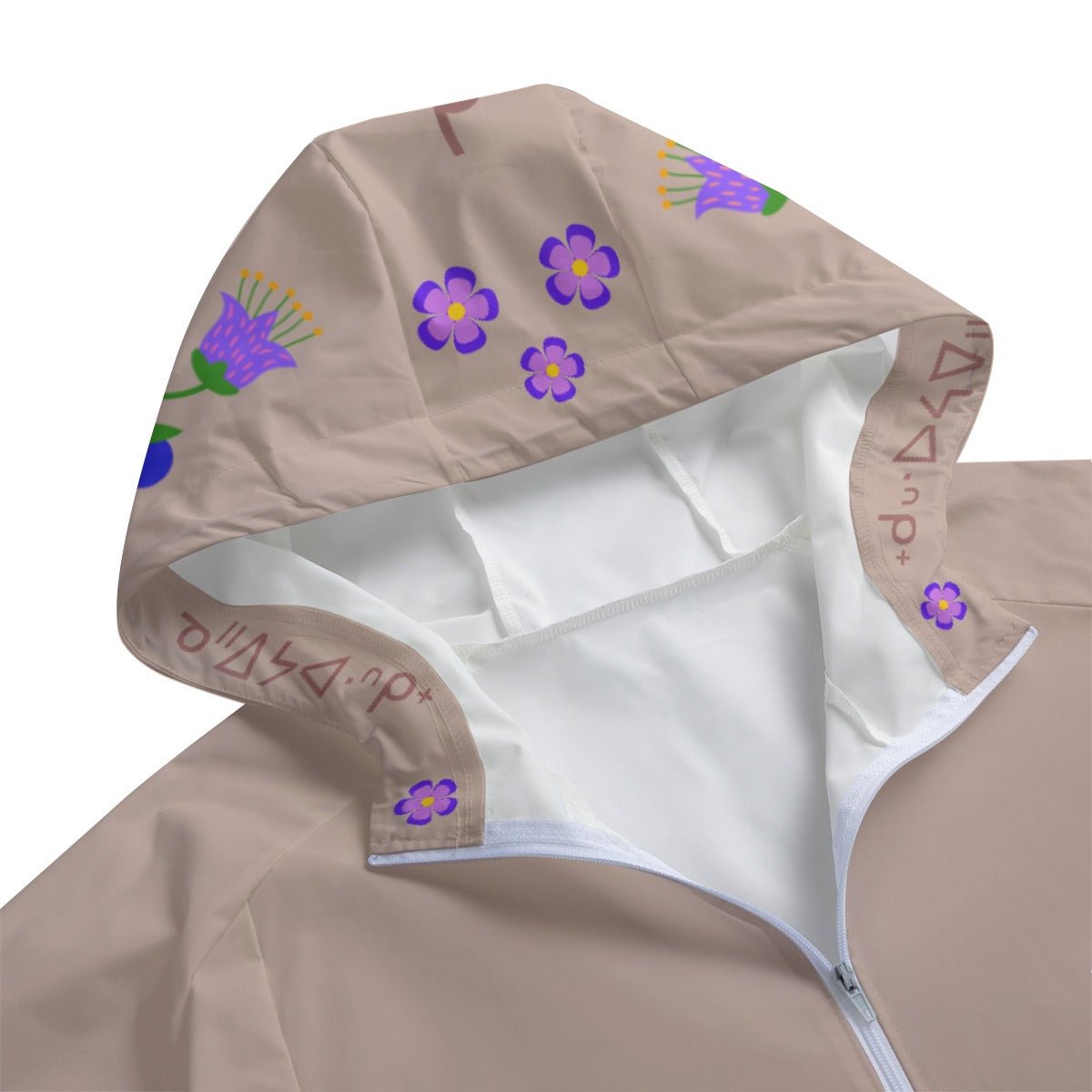 Floral Long Rain Jacket - Nikikw Designs