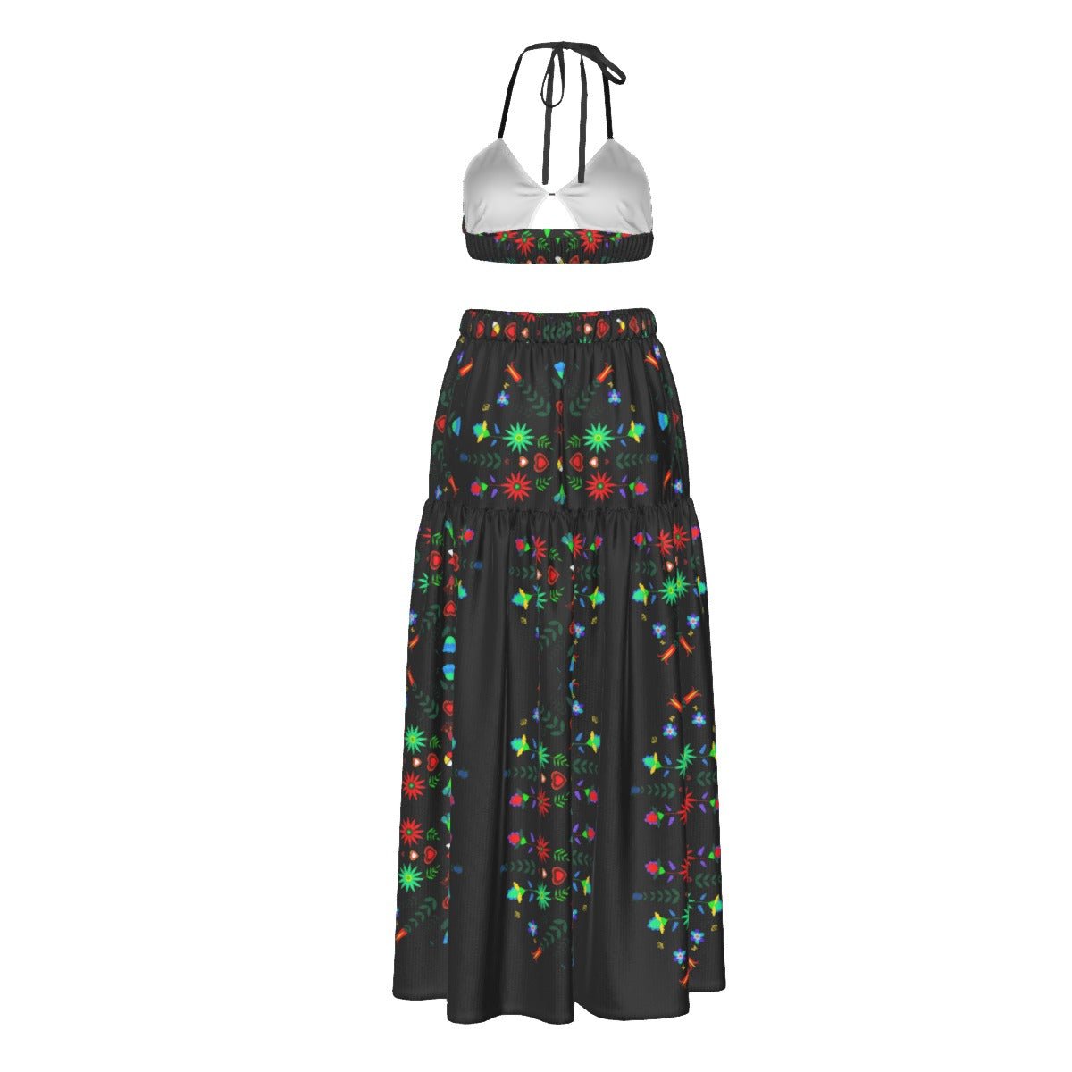 Floral Medicine Wheel Skirt Set - Nikikw Designs