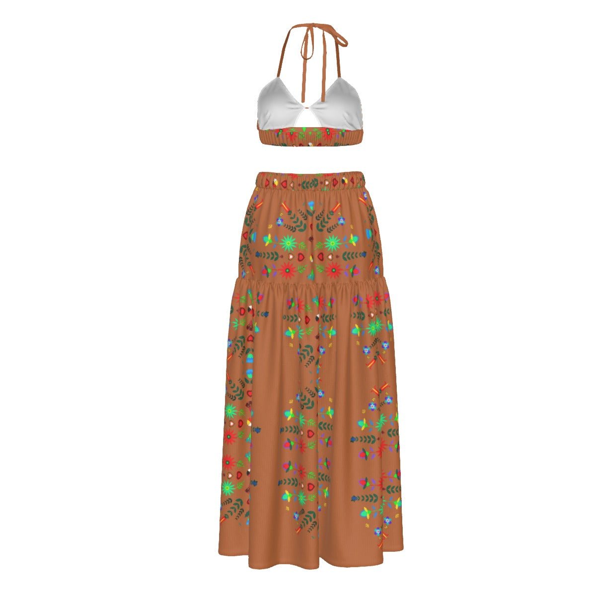 Floral Medicine Wheel Skirt Set - Nikikw Designs