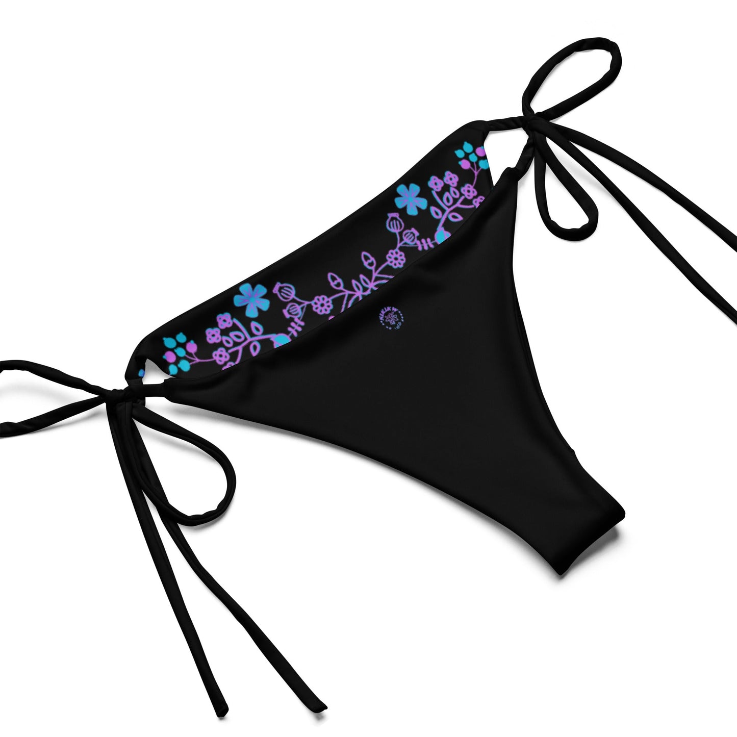 Floral Native print recycled string bikini - Nikikw Designs