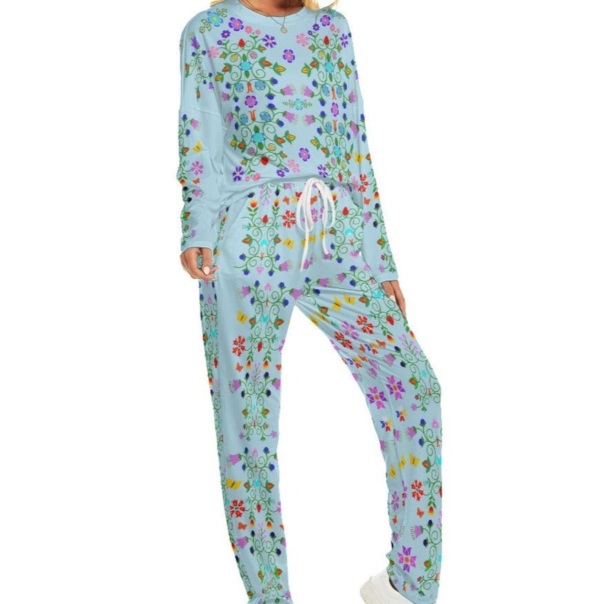 Floral Women's Pajama Set - Nikikw Designs