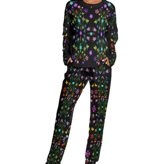 Floral Women's Pajama Set - Nikikw Designs