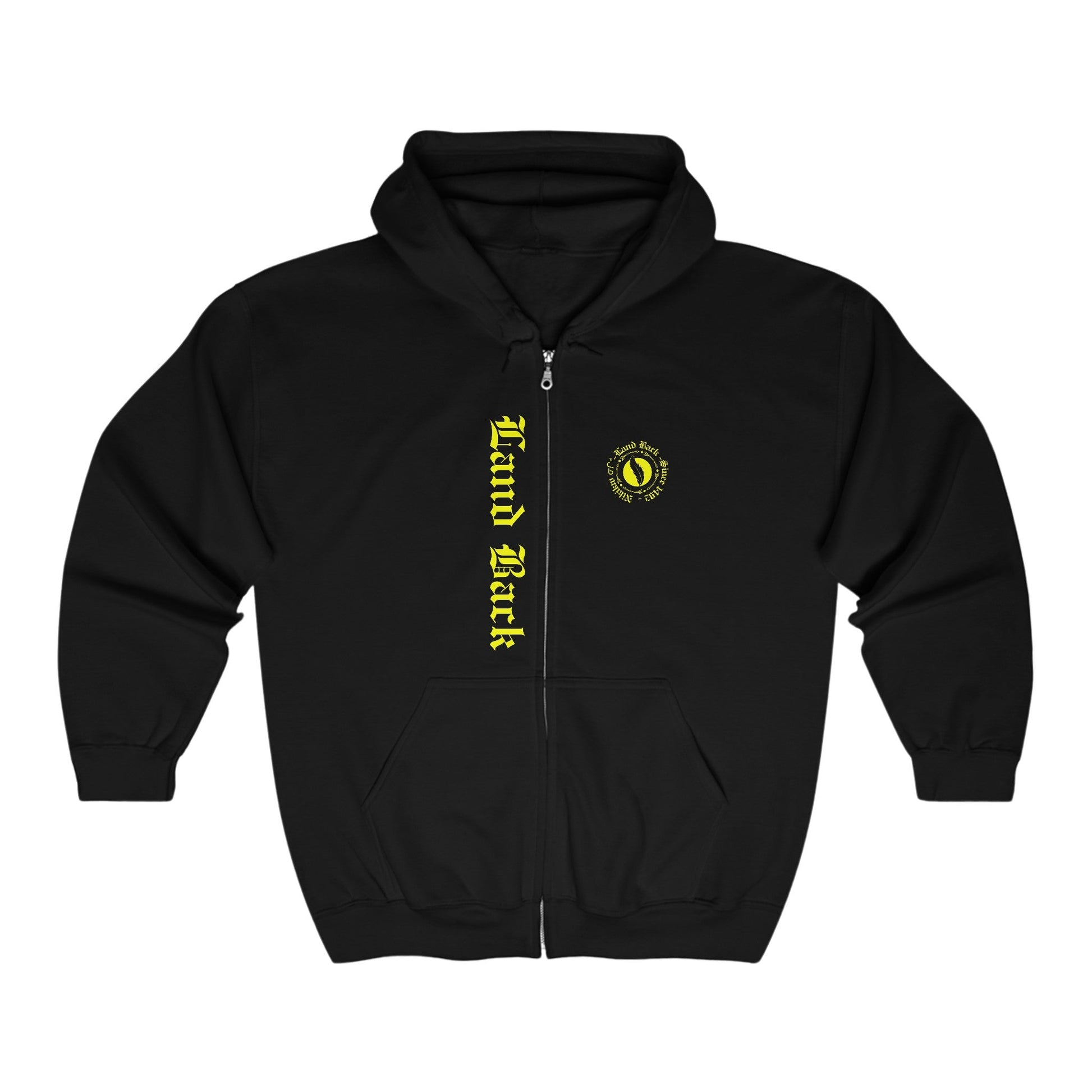 Full Zip Hoodie Land Back - Nikikw Designs